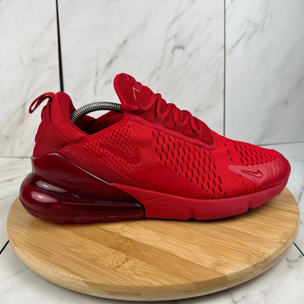Nike Air Max 270 Mens Size 10.5 University Red Running Sneakers Shoes CV7544-600